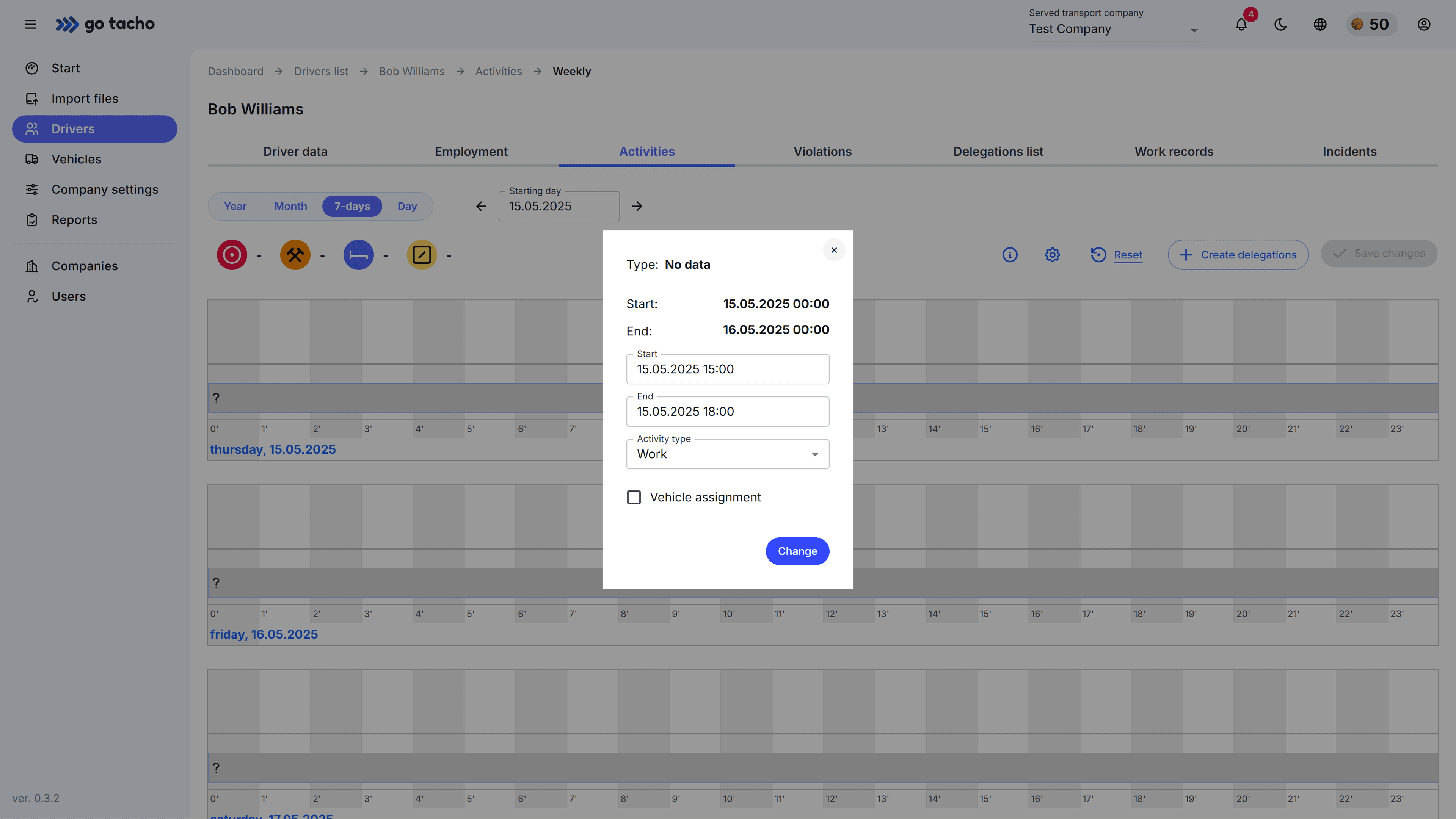 ActivitiesScreenshot