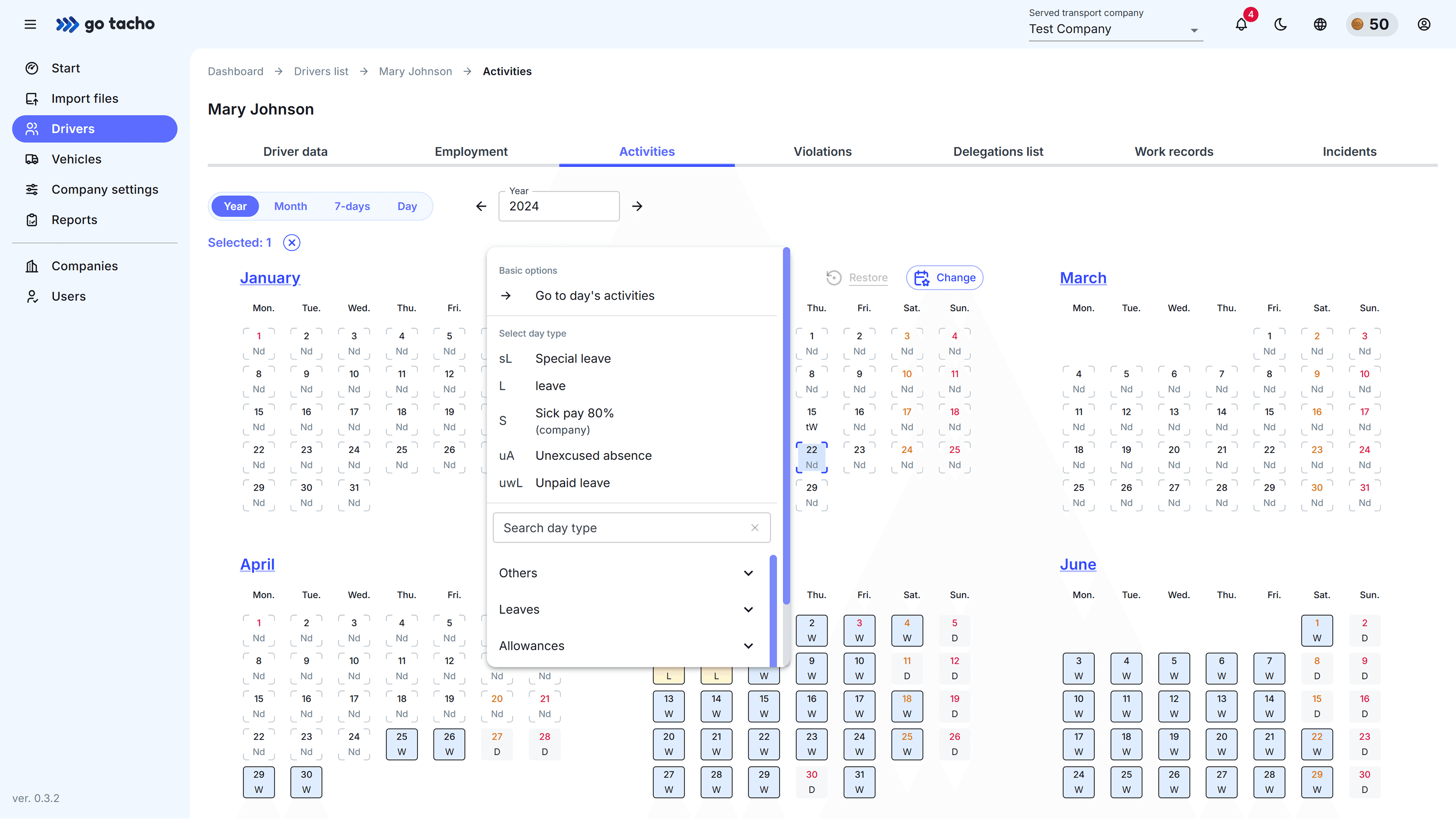 ActivitiesScreenshot