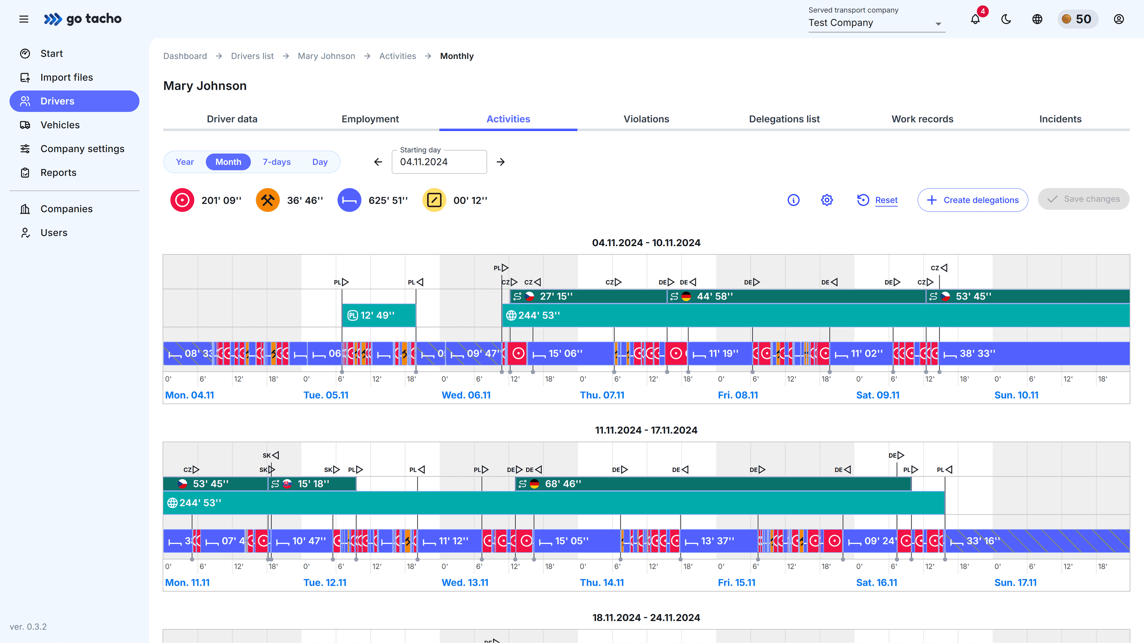 ActivitiesScreenshot